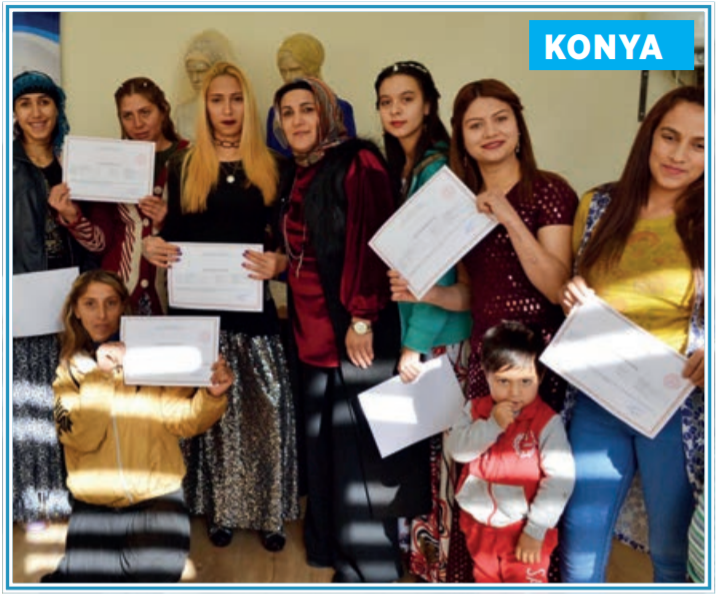 Konya İşkur'dan "Bayan Kuaförlüğü" Kursu